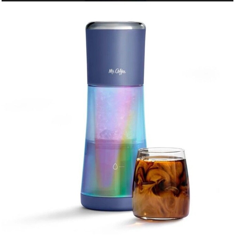 Mr. Coffee Portable Cold Brew Coffee Maker Indigo